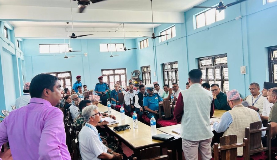 जिल्लास्थित कार्यालय प्रमुखको बैठक_ २०८३।०२।२९