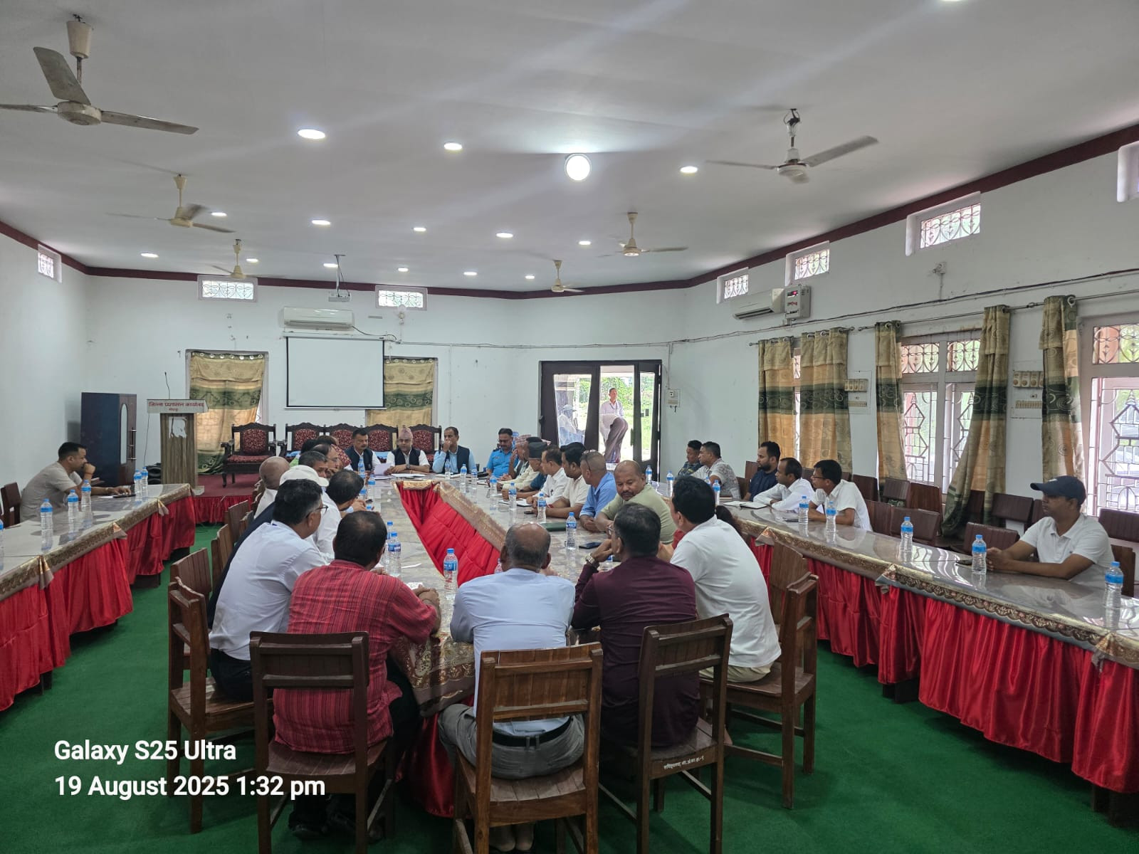 जिल्ला विपद् व्यवस्थापन समिति (DDMC) को बैठक_ २०८२।०५।०३